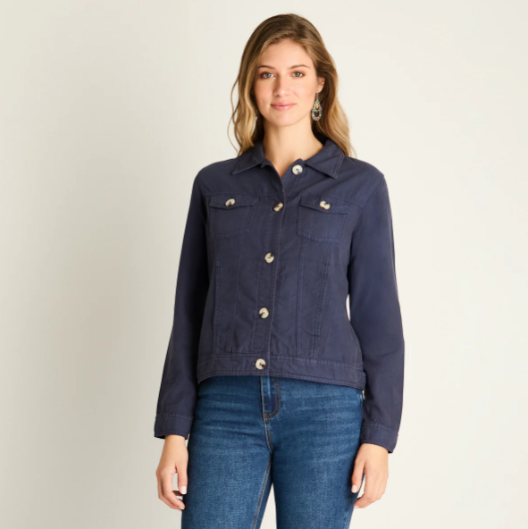 CHAQUETA MEZCLILLA AZUL